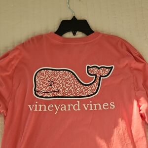 Vineyard Vines Coral Whale Tee